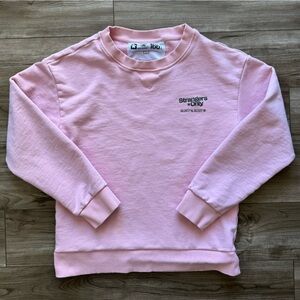 Strangers*Only SUP CLUB CREWNECK Pink 100% French Terry Cotton Sz L